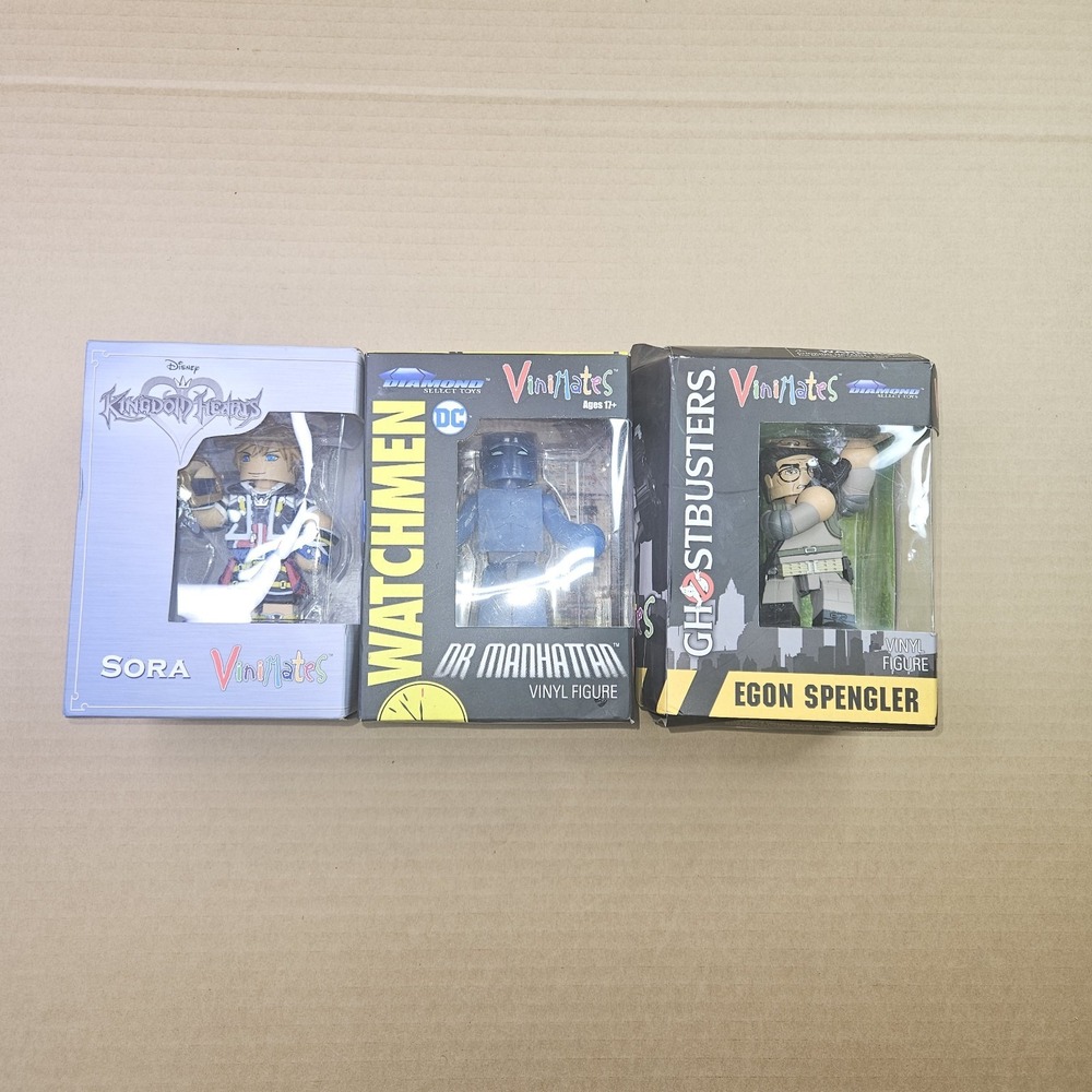 Vinimates Figure Lot Sora Kingdom Hearts Dr Manhattan Watchmen Egon Ghostbusters